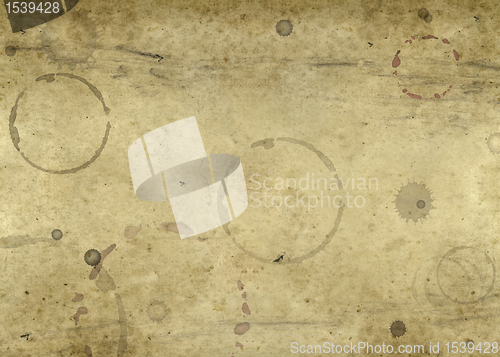 Image of old blotched paper background