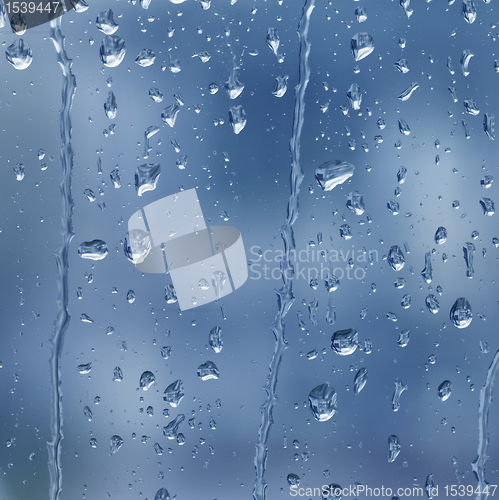 Image of raindrops on the window