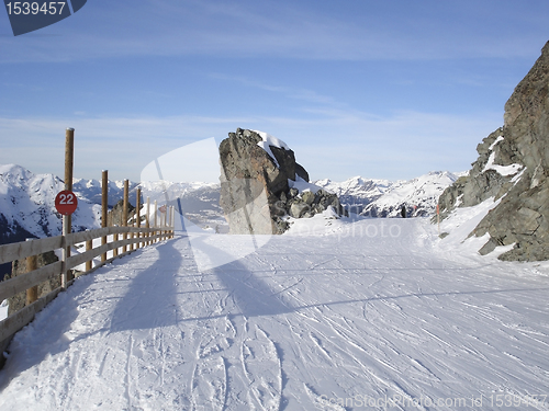 Image of ski piste in Montafon