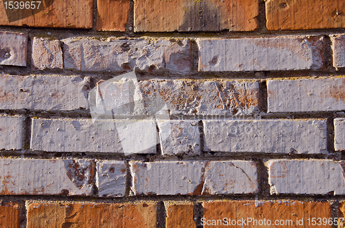 Image of Background of red brick wall.