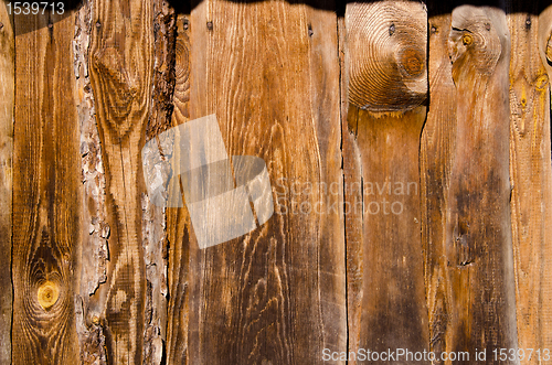 Image of Old wooden building wall. 