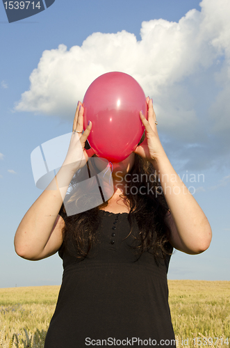 Image of Balloon face.