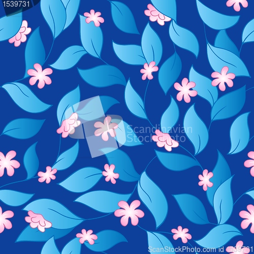 Image of Flowery seamless background 3