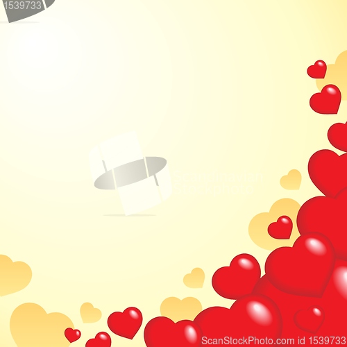 Image of Heart theme background 1