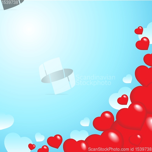 Image of Heart theme background 2