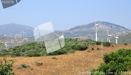 Image of Modern windmills