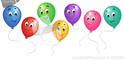 Image of Group of cartoon balloons 3