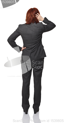 Image of woman back view