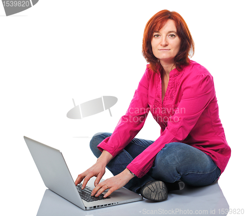 Image of woman at work