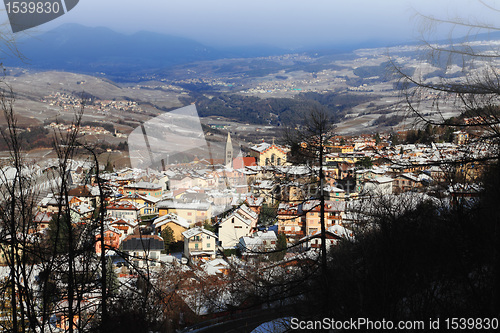 Image of spormaggiore town in winter