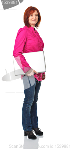 Image of woman with laptop