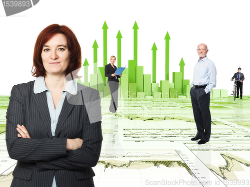 Image of team financial people