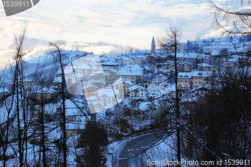 Image of spormaggiore town in winter