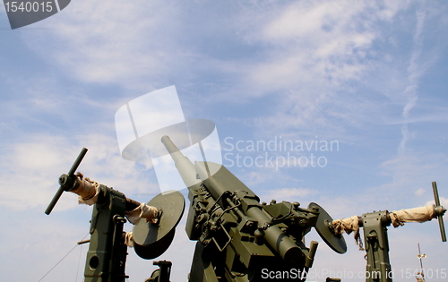 Image of anti aircraft gun