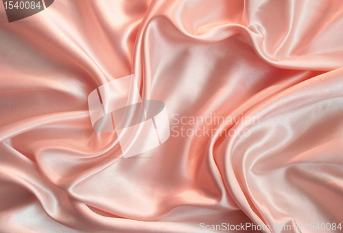 Image of Smooth elegant pink satin as background