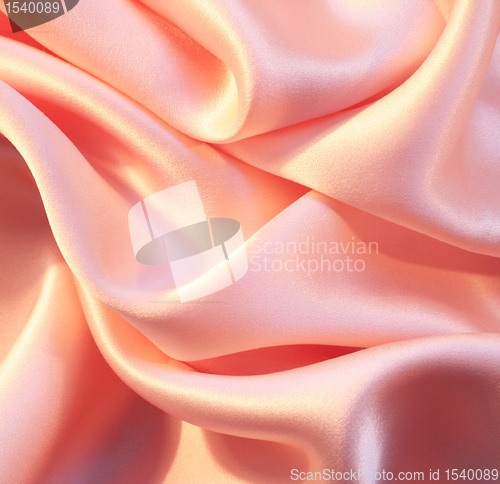 Image of Smooth elegant pink silk as background