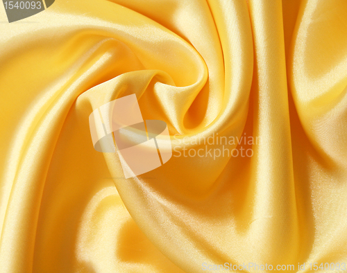 Image of Smooth elegant golden silk can use as background 