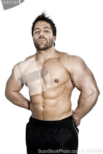 Image of bodybuilding man