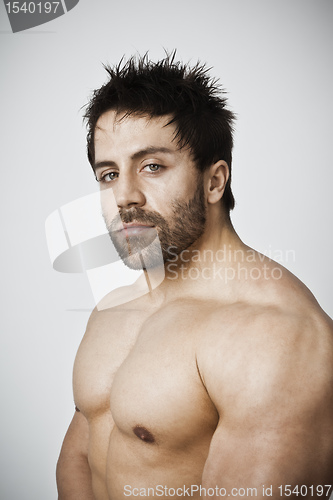 Image of bodybuilding man
