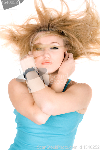 Image of Portrait of sexy blond girl