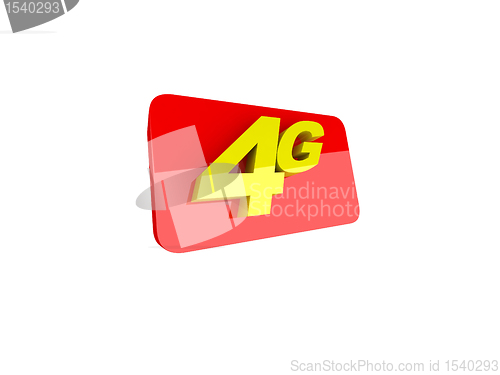 Image of The letters 4G representing the new standard in wireless communi