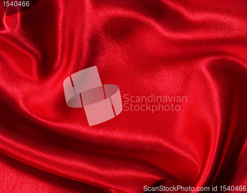 Image of Smooth elegant red silk can use as background Smooth elegant red