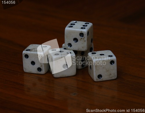 Image of old dices