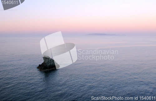 Image of Two Islands at Sunset