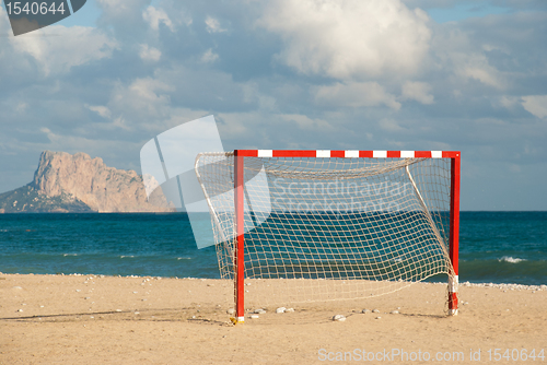 Image of Beach soccer goal