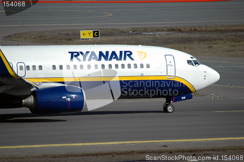 Image of Ryanair flight