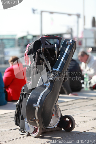 Image of Musician's luggage