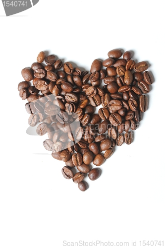 Image of heart coffee