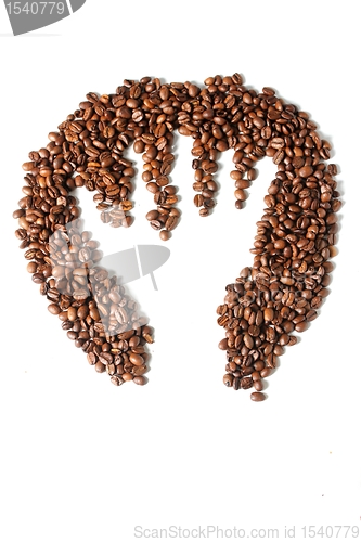 Image of coffe bean hand