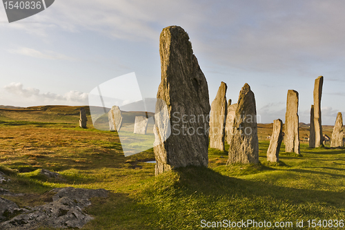 Image of standing stones of callanish