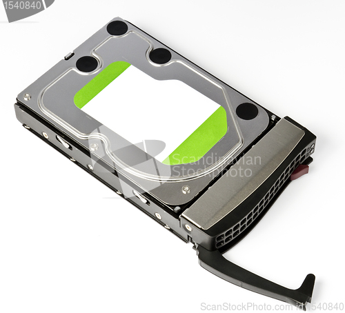 Image of Server Hard disk drive in hot swap frame