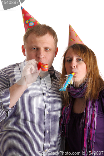 Image of Couple with horns