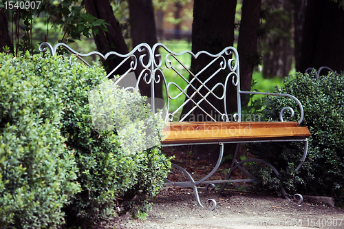 Image of Old styled bench