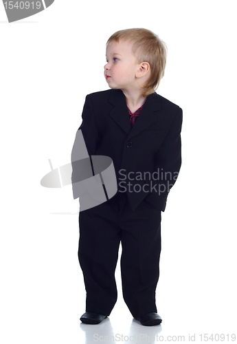 Image of Little businessman