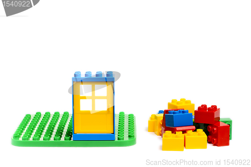 Image of Some colored bricks from game