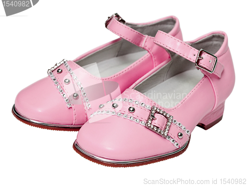 Image of Pink shoes for girls on white