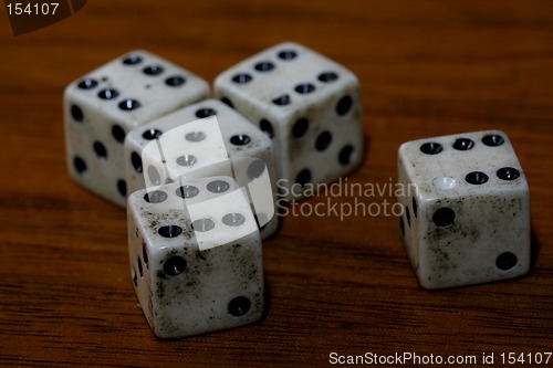 Image of old dice