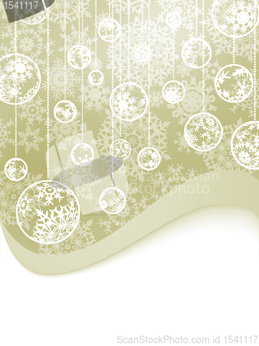 Image of Elegant Christmas background. EPS 8