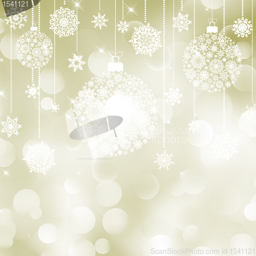 Image of Elegant Christmas background. EPS 8