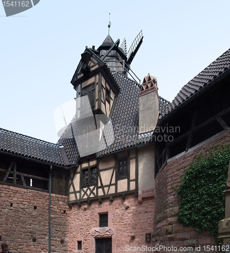 Image of detail of the Haut-Koenigsbourg Castle