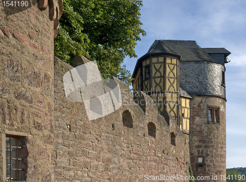 Image of Wertheim Castle detail at summer time