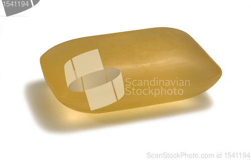 Image of translucent yellow soap