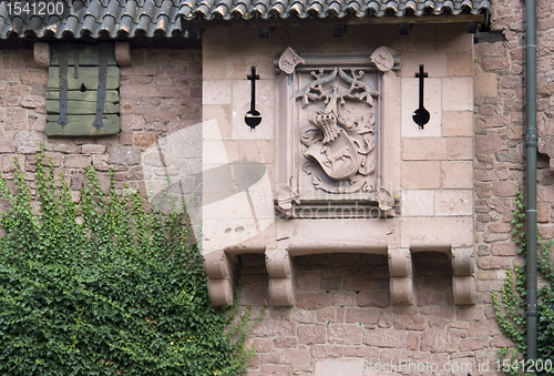 Image of detail inside the Haut-Koenigsbourg Castle