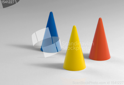 Image of three plastic tapers