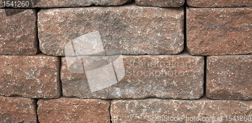 Image of dry masonry wall detail