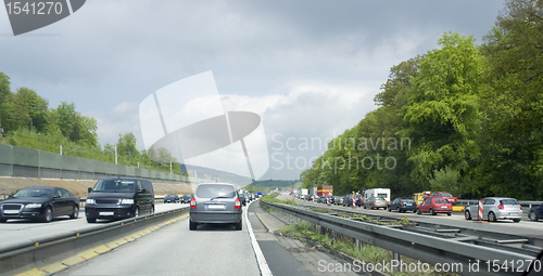 Image of highway scenery in Southern Germany